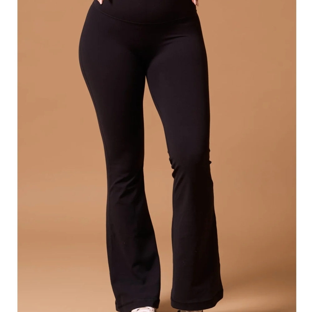 Embrace Your Love Chic Black Flare Pants for Women Sz L